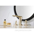 Double Handle Handle 3-Hole Bilik Mandi Mixer Faucet